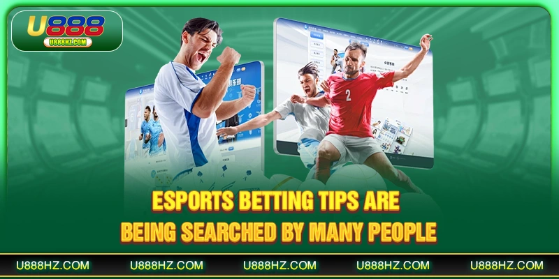 Esports betting tips are being searched by many people