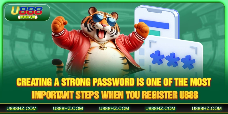 Creating a strong password is one of the most important steps when you register U888