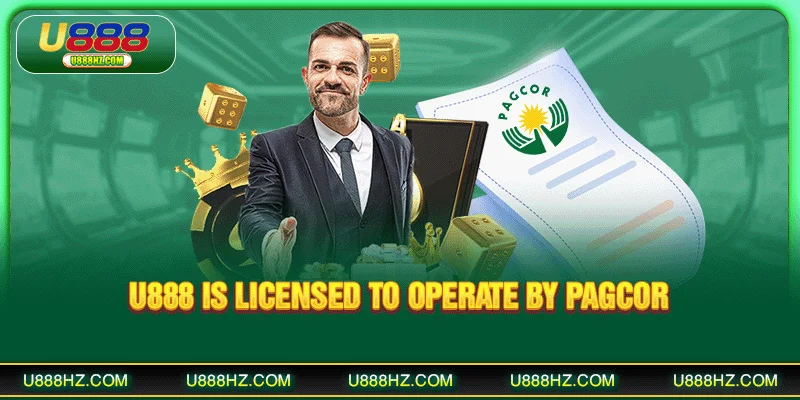U888 is licensed to operate by PAGCOR