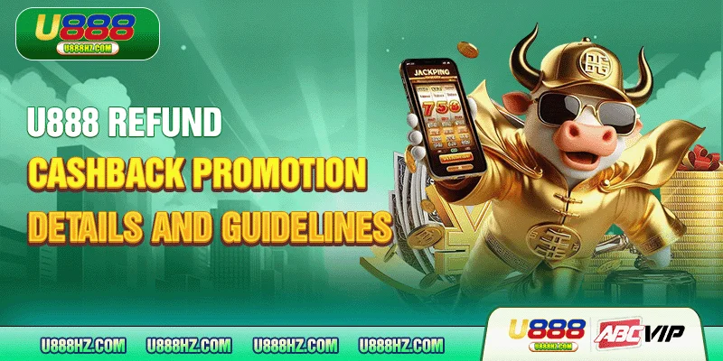 U888 Refund - Cashback Promotion Details and Guidelines 7 U888 Refund - Cashback Promotion Details and Guidelines